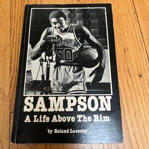 Signed paperback book Sampson, A Life Above the Rim by Roland Lazenby